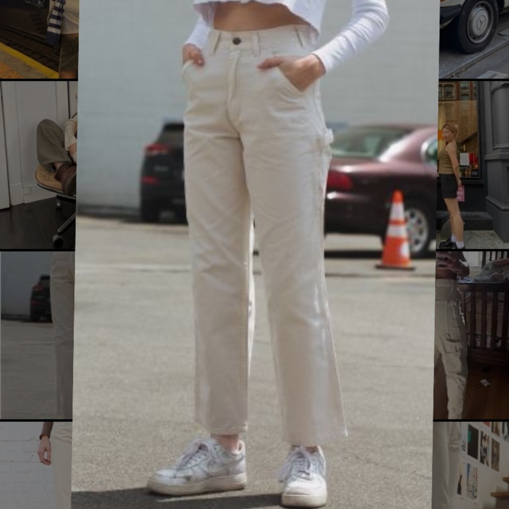Brandy Melville cargo carpenter jeans pants